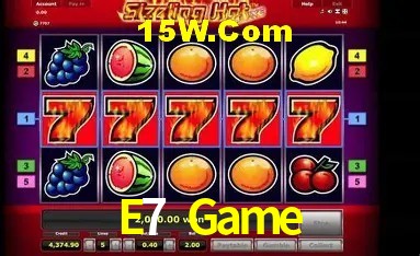 Recursos de Bônus E7 Game